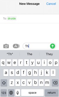 iOS tactile keyboard An iOS tactile keyboard.